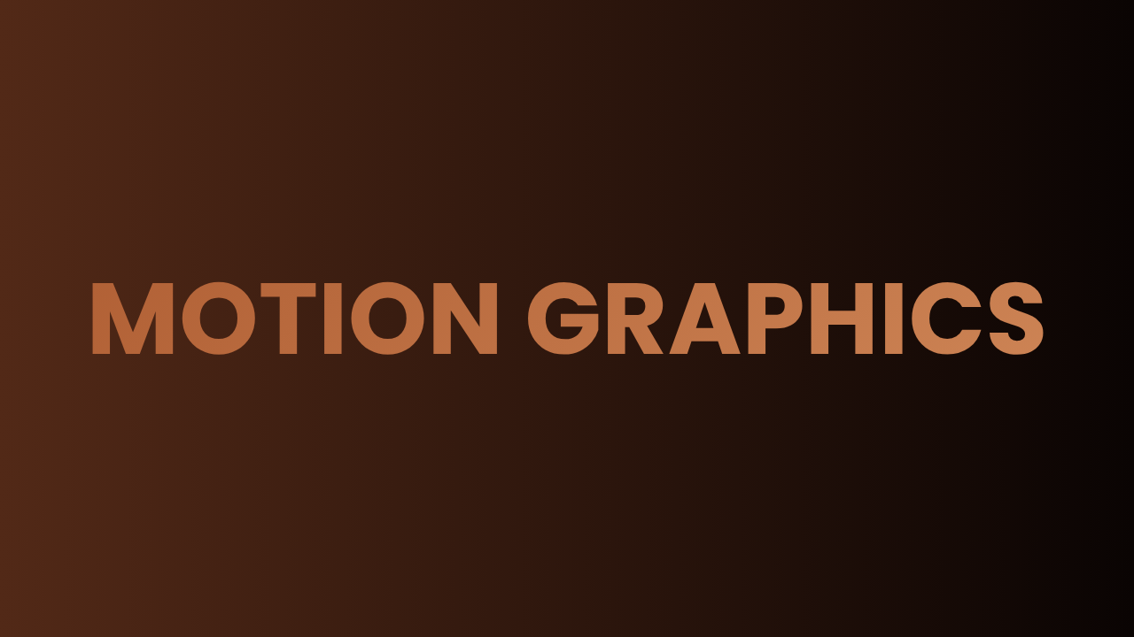 Motion Graphics